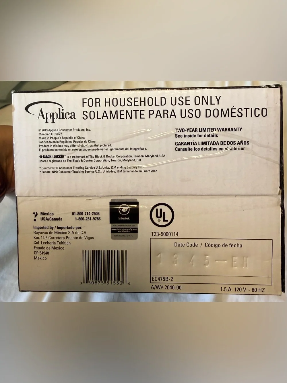 Black & Decker Black Extra-Tall Electric Can Opener